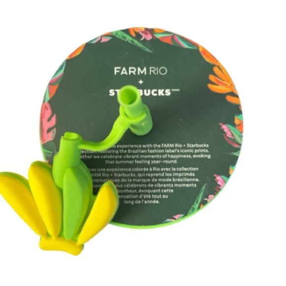 Starbucks x Farm Rio Banana Tumbler, NEW! Collectors, Tropical Limited Edition - Picture 4 of 4
